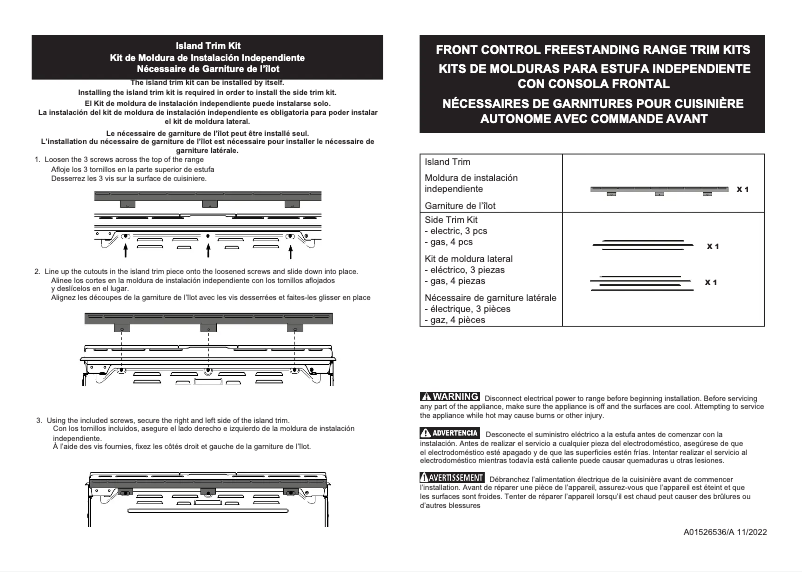Image de la première page du manuel de l'appareil 11NBSTELSS
