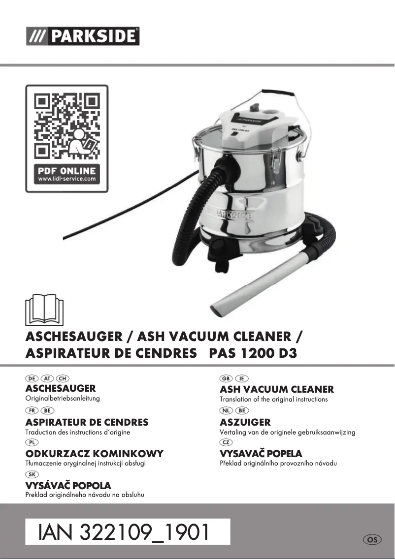 Image de la première page du manuel de l'appareil PAS 1200 D3