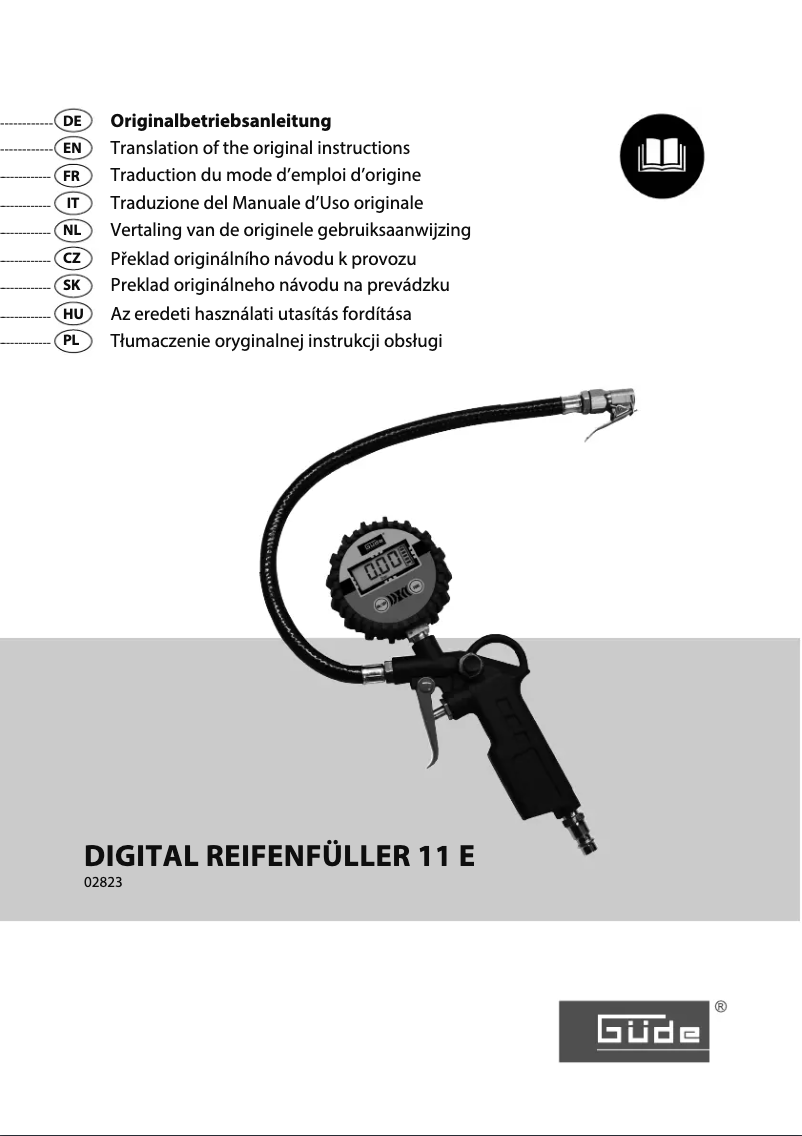 Imagen de la primera página del manual del dispositivo 11 E