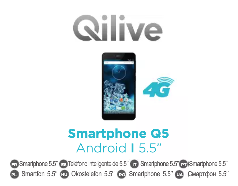 Page n°1 - Manuel utilisateur Qilive Q5 5.5inch