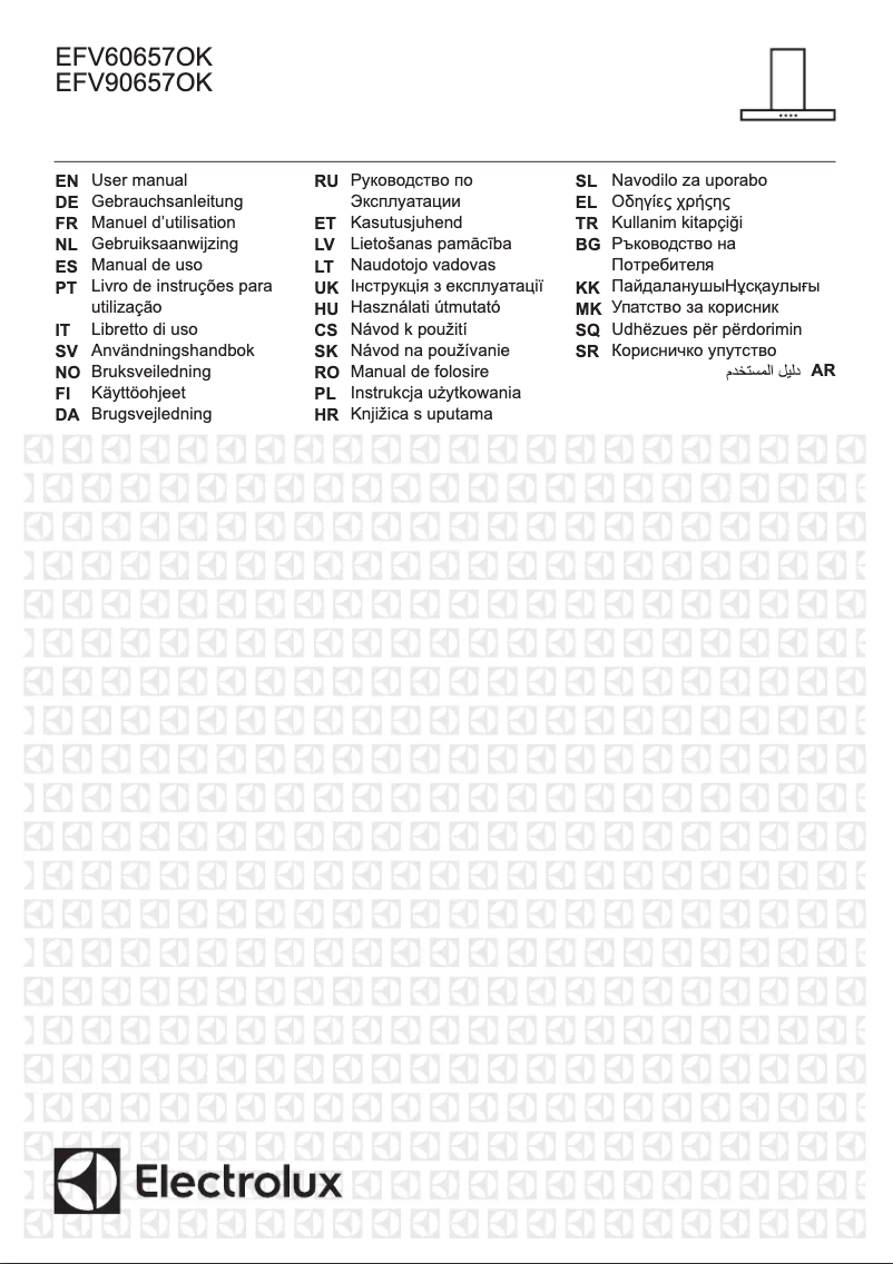 Image de la première page du manuel de l'appareil EFV60657OK
