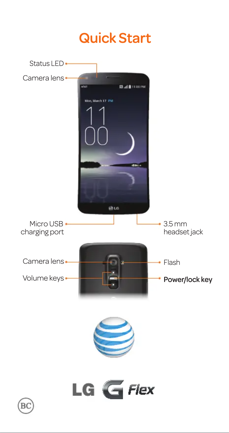 Página 1 del manual Guía de inicio rápido LG G-Flex