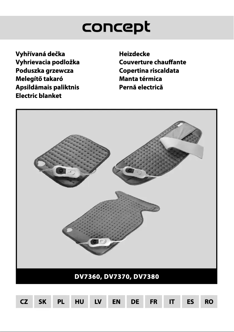 Image de la première page du manuel de l'appareil DV7360