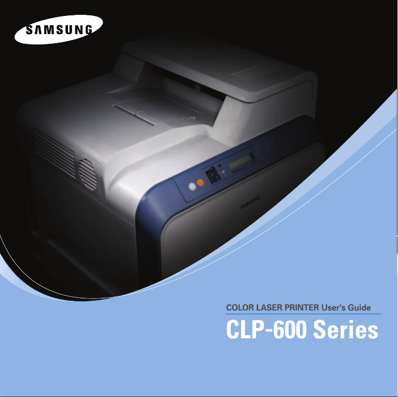 Página 1 del manual Manual de usuario Samsung CLP-600N