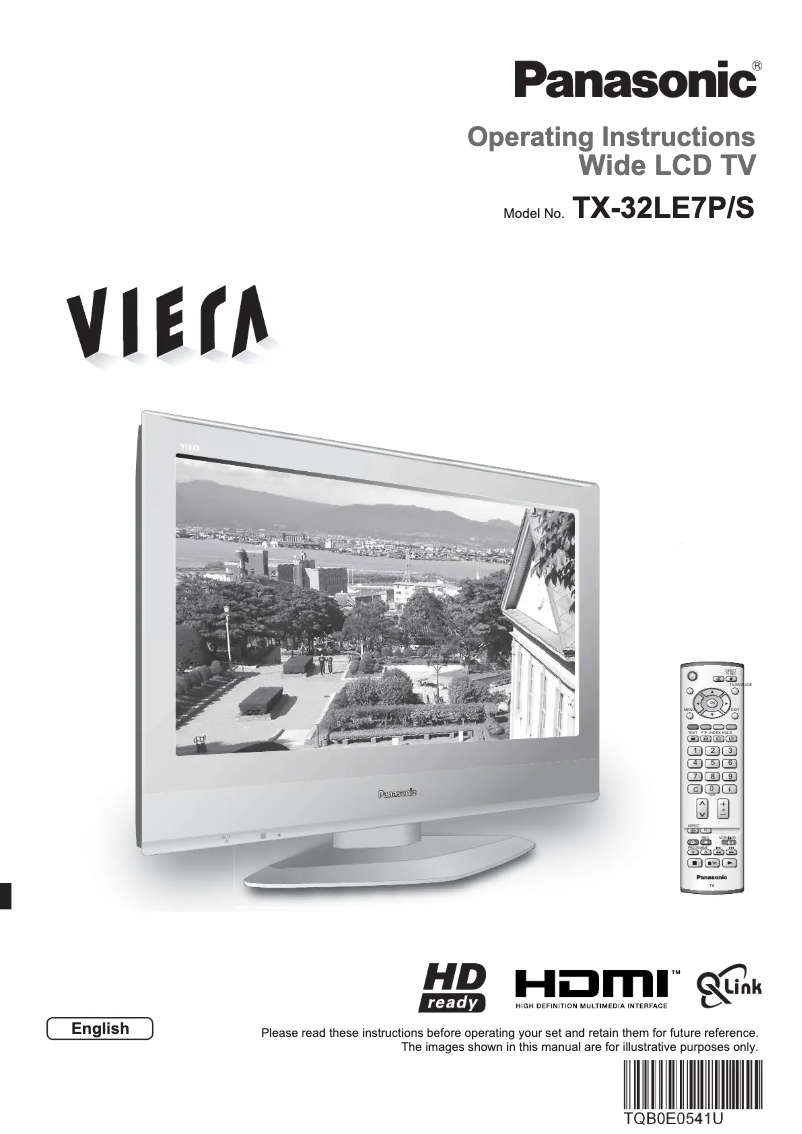 Page n°1 - Manuel utilisateur Panasonic Viera TX-32LE7PS