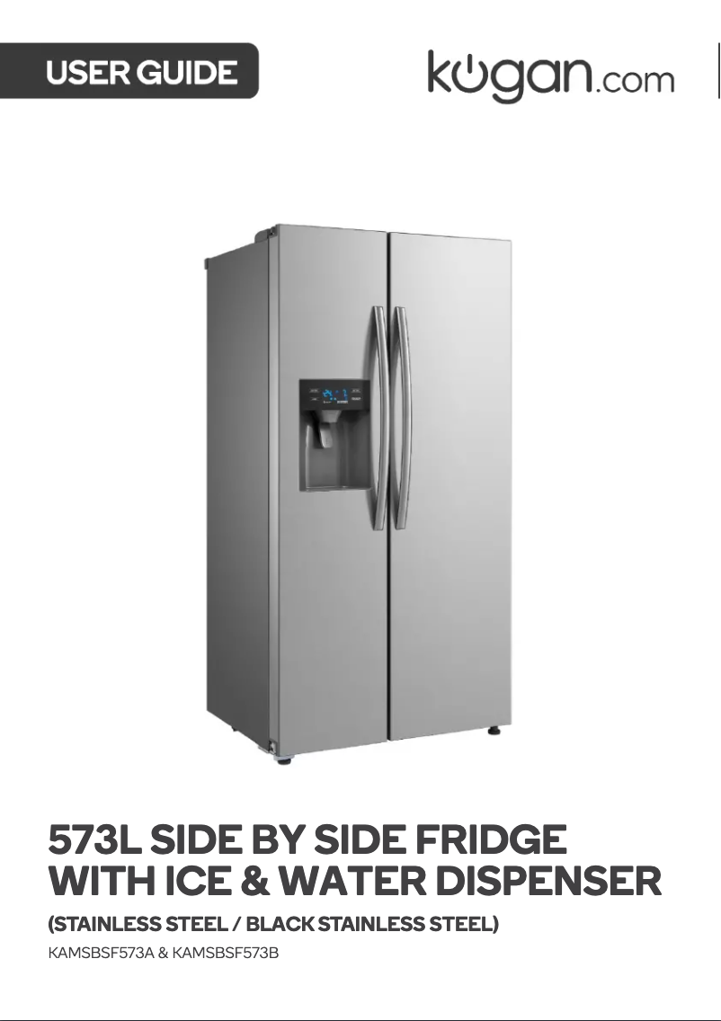 Page 1 de la notice Manuel utilisateur Kogan KAMSBSF573A