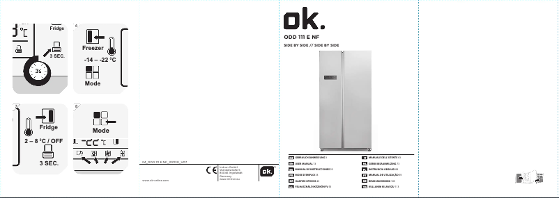 Page n°1 - Manuel utilisateur OK ODD 111 E NF