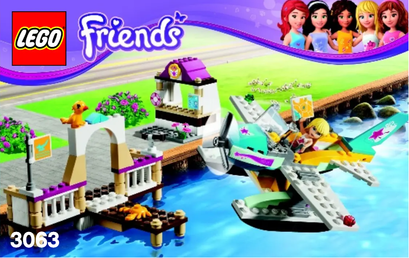 Page n°1 - Manuel utilisateur Lego Friends 3063