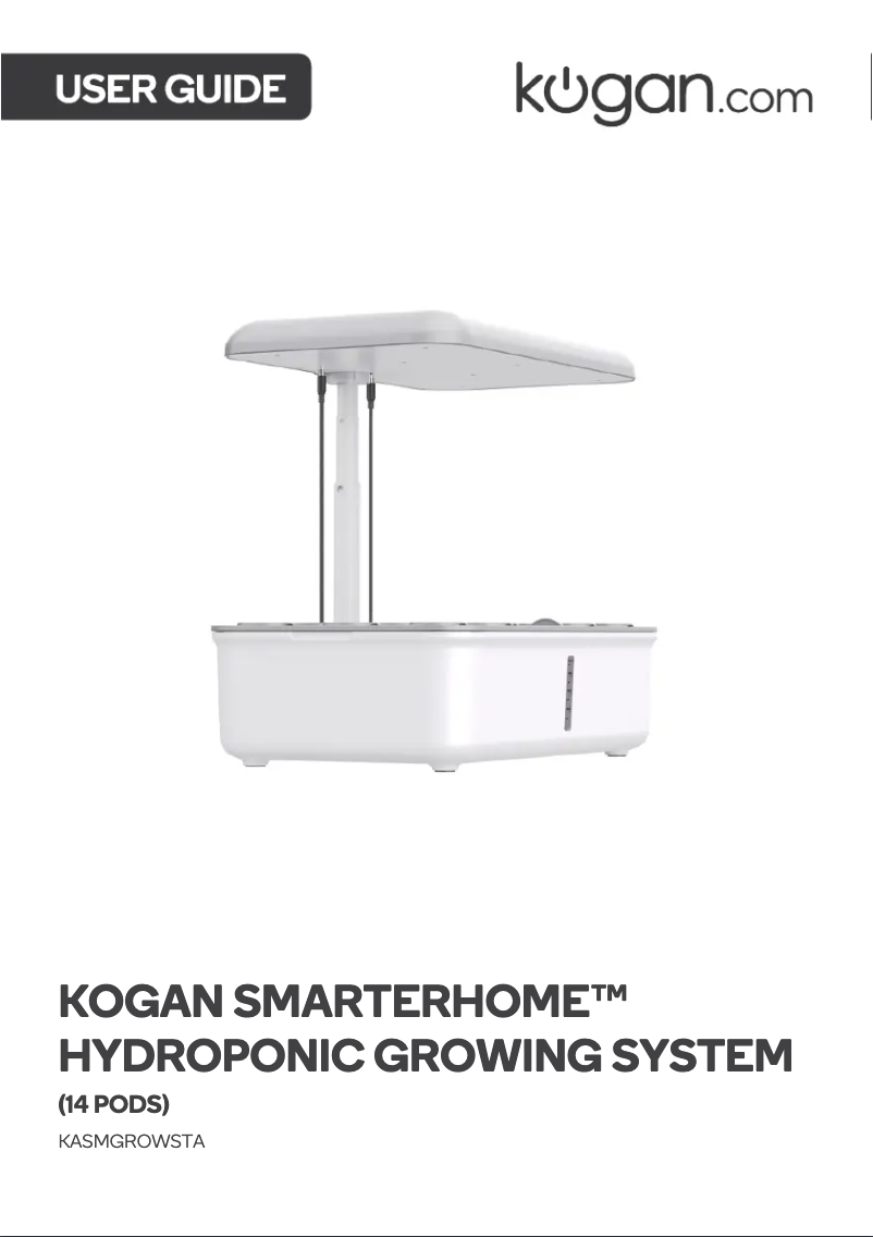 Page n°1 - Manuel utilisateur Kogan KASMGROWSTA