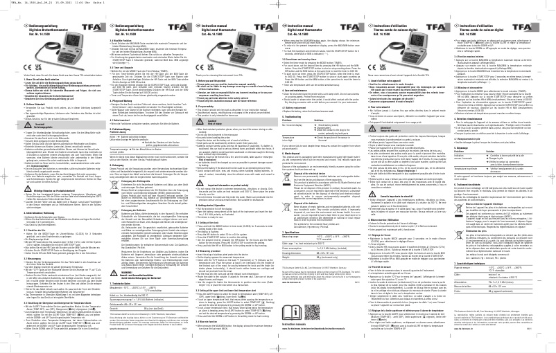 Image de la première page du manuel de l'appareil 14.1500