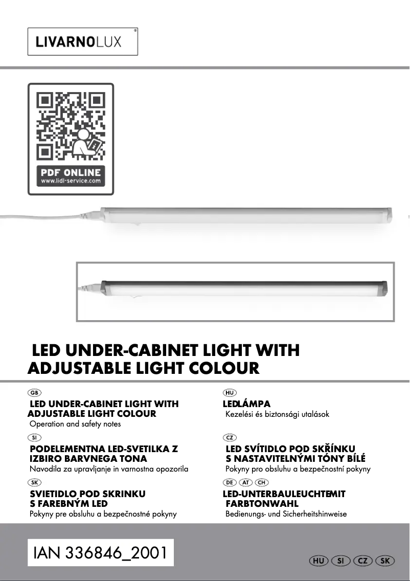 Page n°1 - Manuel utilisateur Livarno Lux IAN 336846