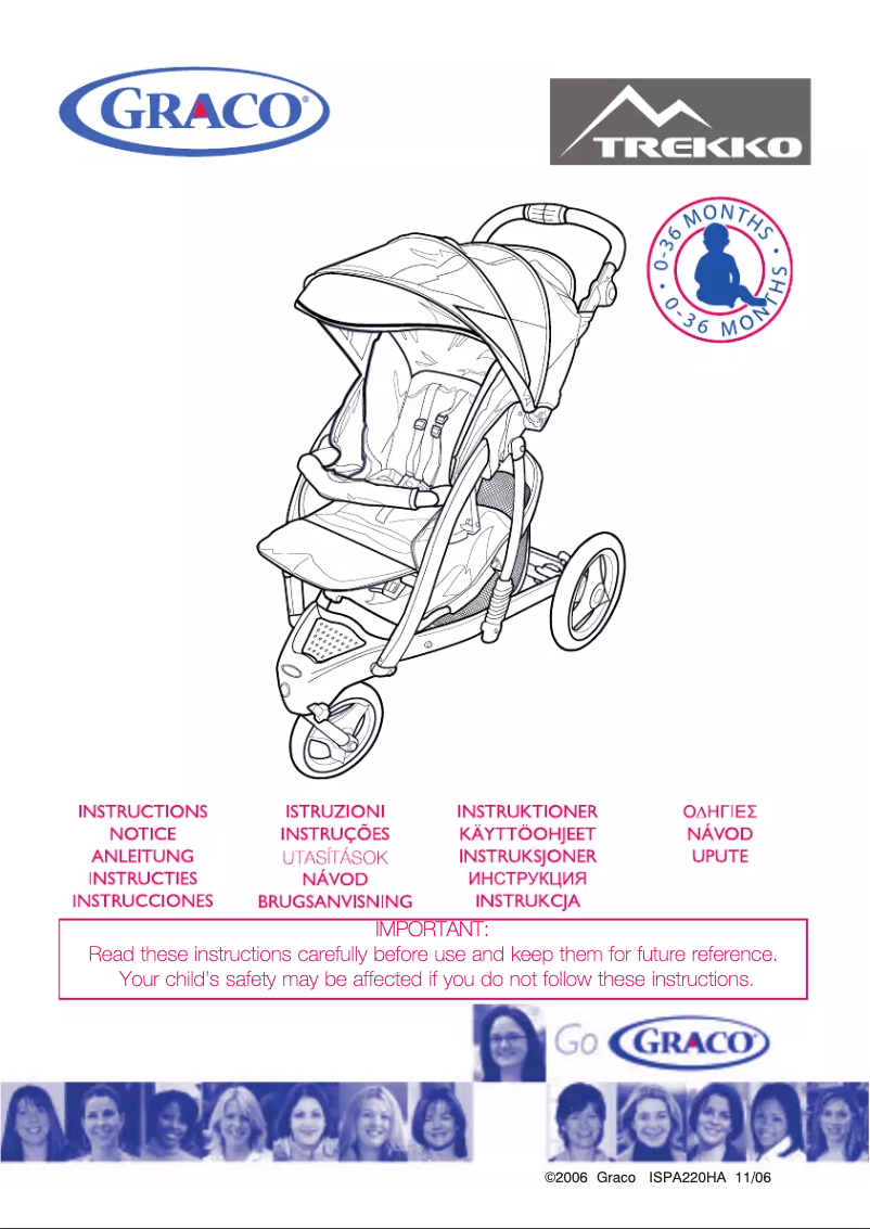 Image de la première page du manuel de l'appareil Trekko