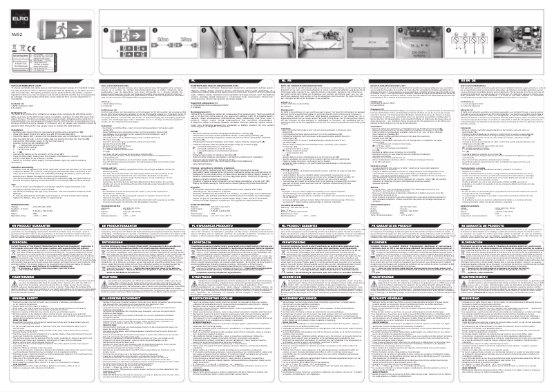 Image de la première page du manuel de l'appareil NV52