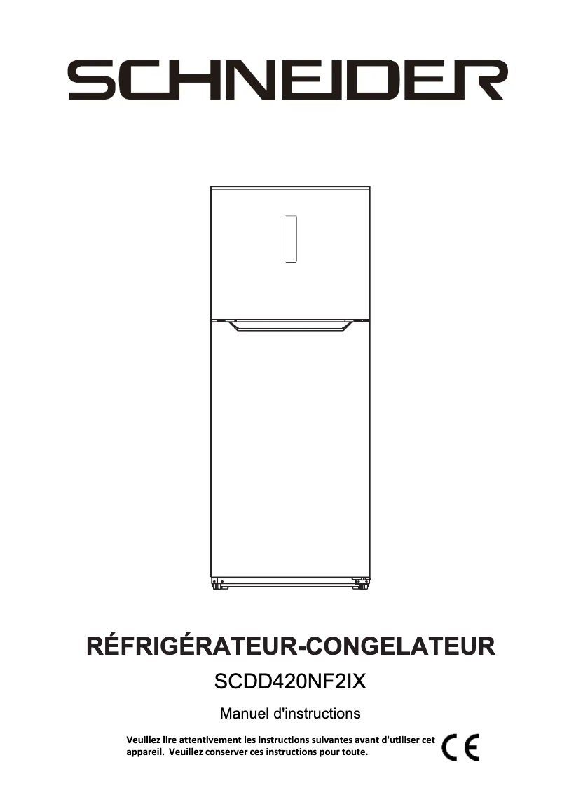 Page 1 de la notice Manuel utilisateur Schneider SCDD420NF2DAX