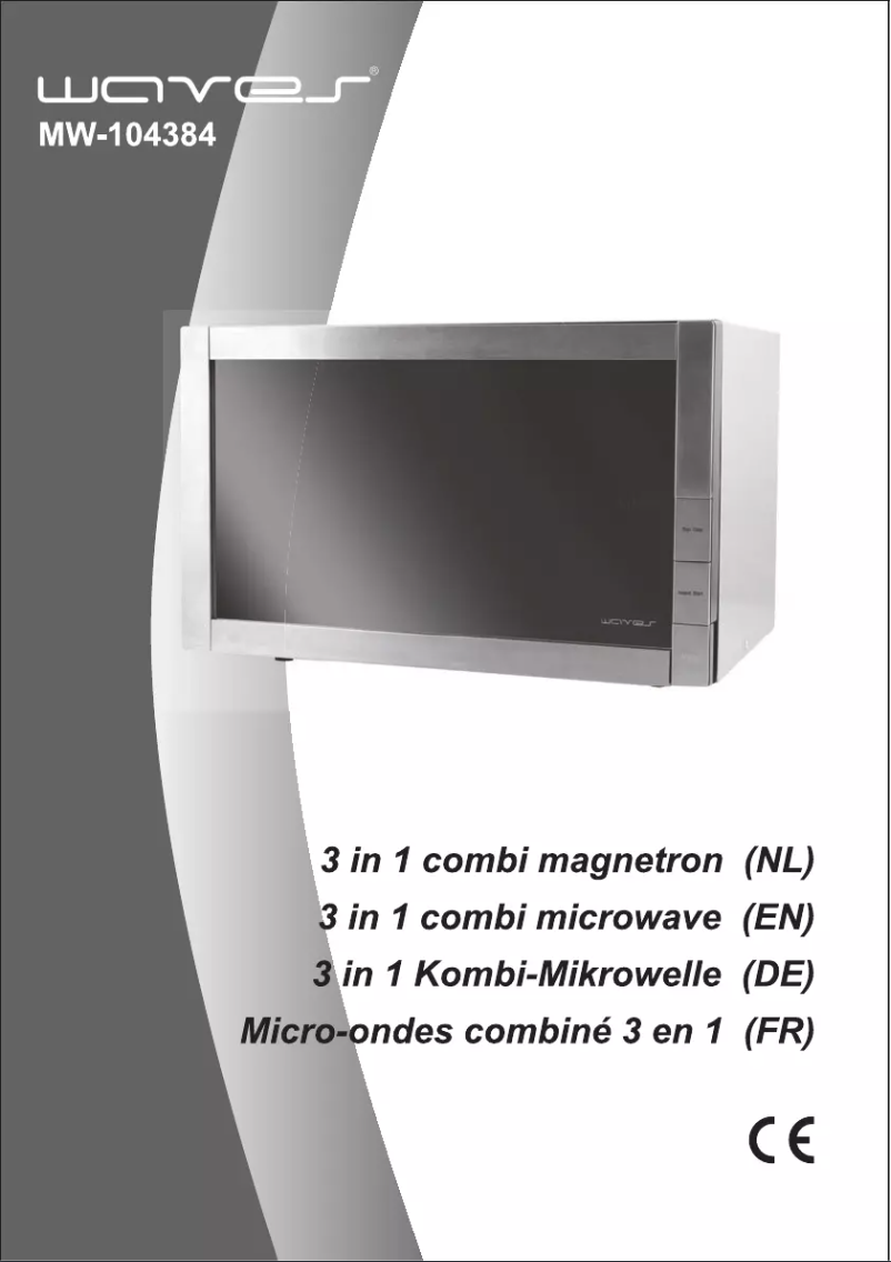 Image de la première page du manuel de l'appareil MW-104384