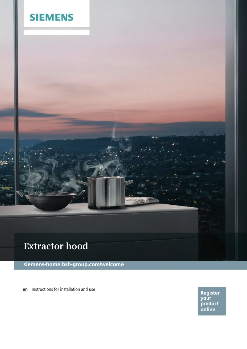 Page 1 de la notice Guide d'installation Siemens LC67KHM60