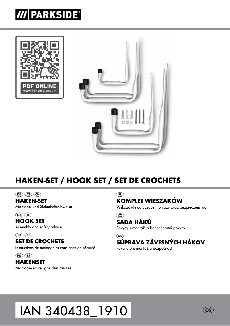 Page n°1 - Manuel utilisateur Parkside IAN 340438
