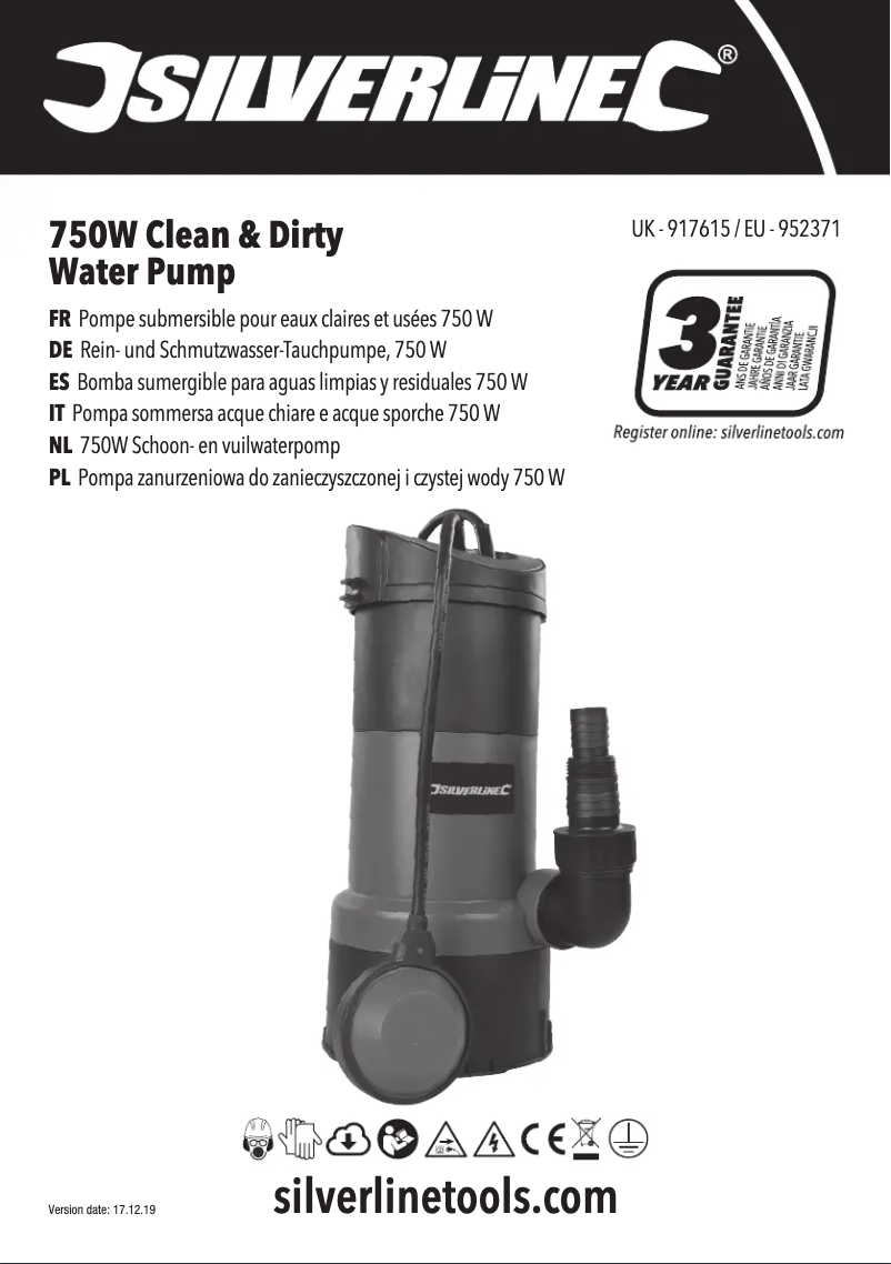 Image de la première page du manuel de l'appareil 917615