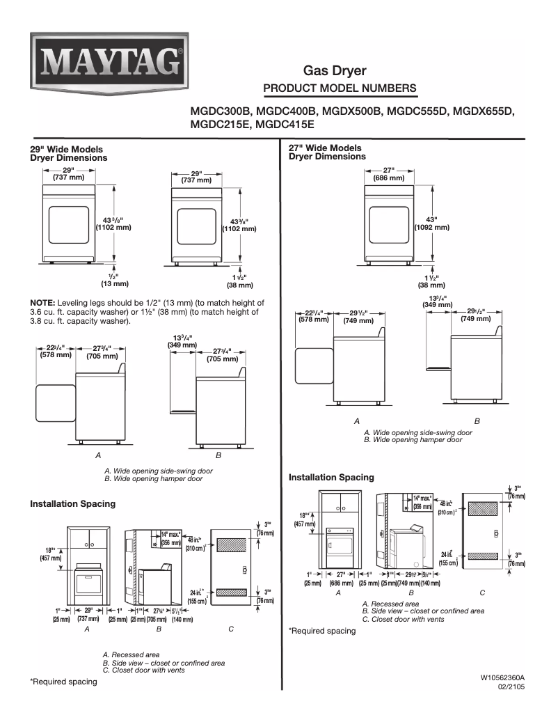 Image de la première page du manuel de l'appareil MGDX655D