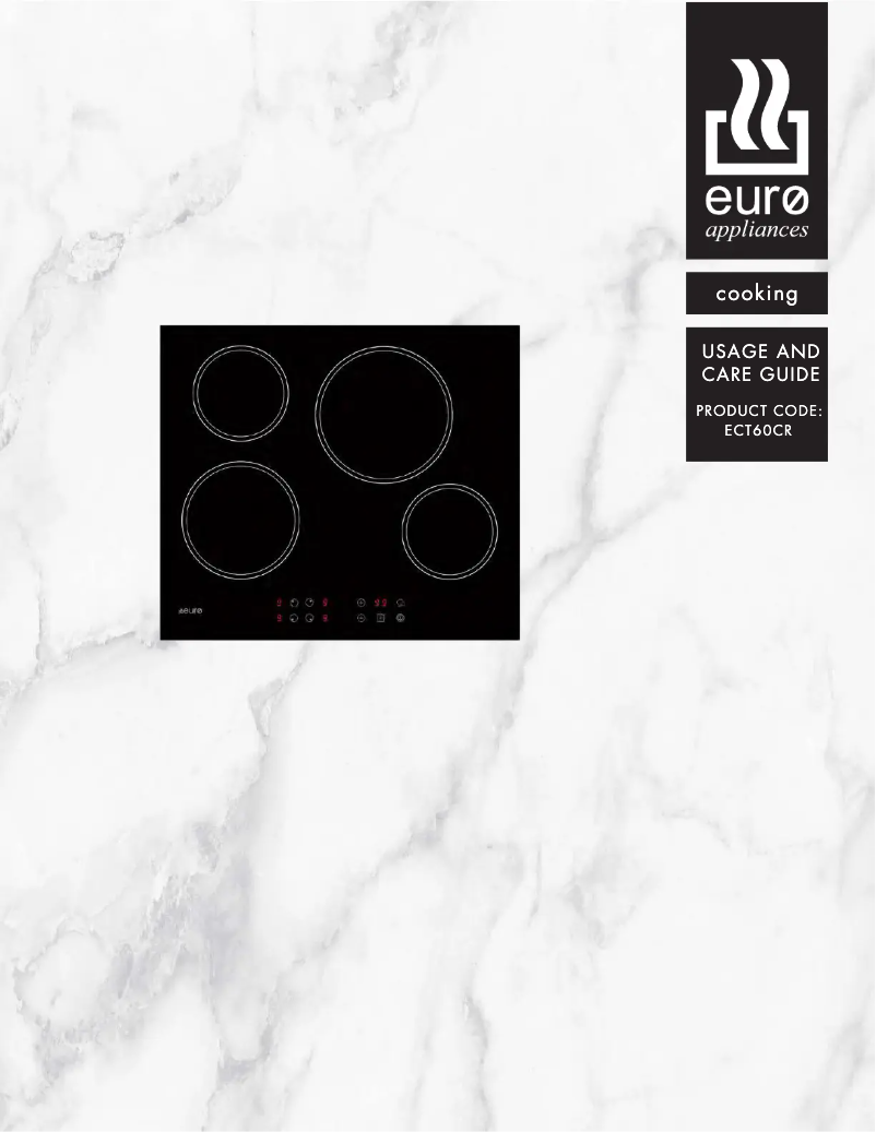 Image de la première page du manuel de l'appareil ECT60CR