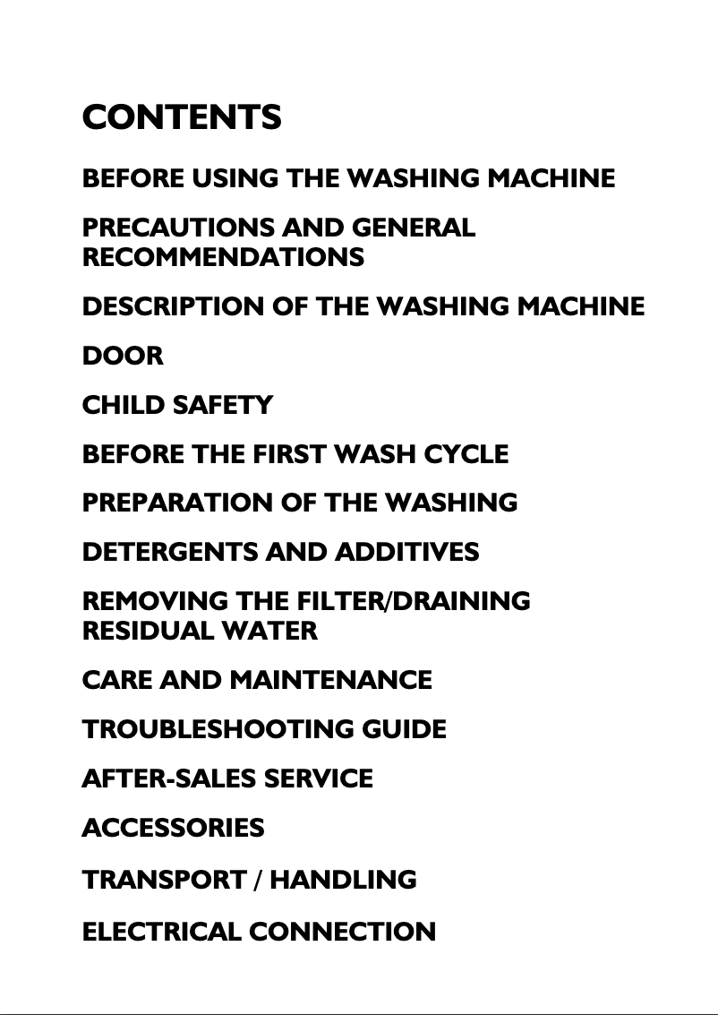 Page 1 de la notice Manuel utilisateur Bauknecht WA Pure XL 14 BW