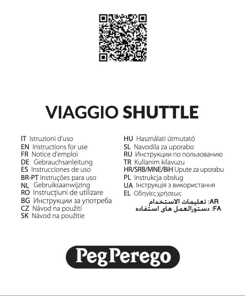 Page n°1 - Manuel utilisateur Peg Perego Viaggio Shuttle