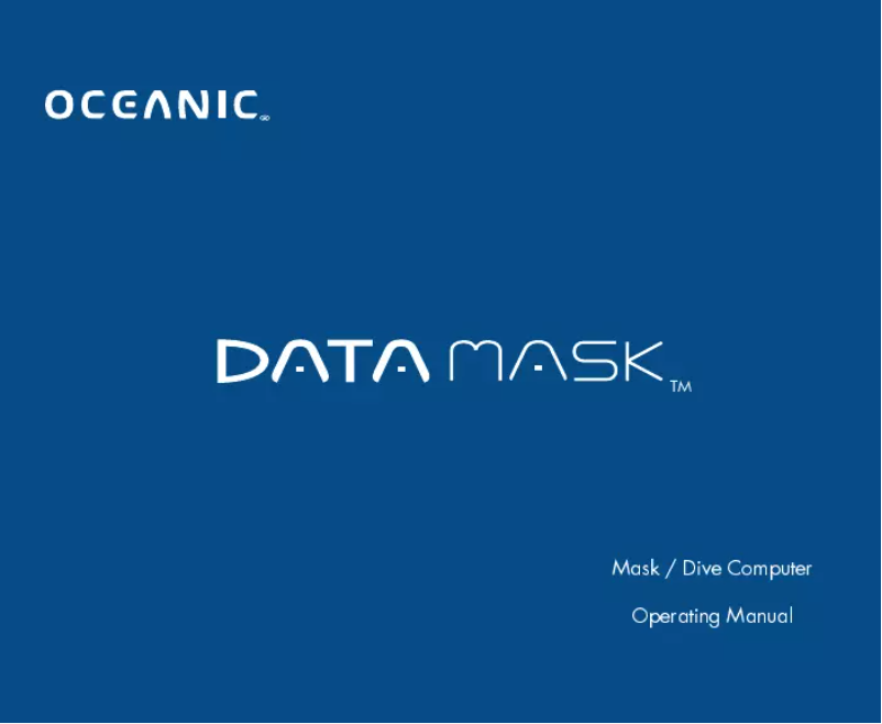 Image de la première page du manuel de l'appareil DataMask HUD