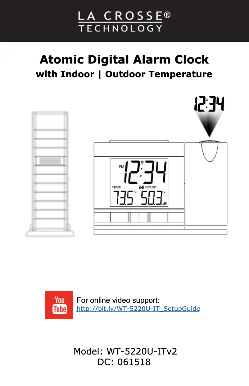 Page n°1 - Manuel utilisateur La Crosse Technology WT-5220U-ITV2