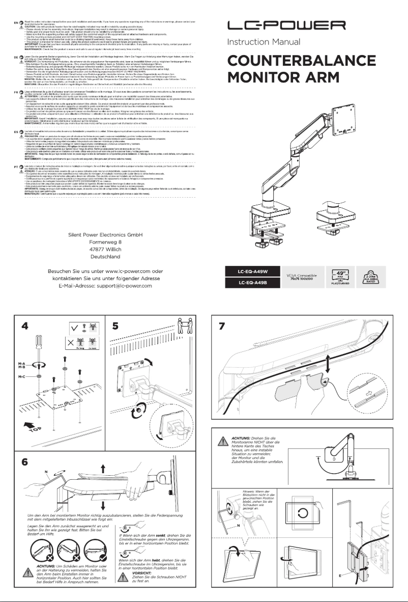 Page n°1 - Manuel utilisateur LC-Power LC-EQ-A49W