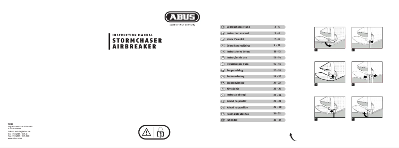 Página 1 del manual Manual de usuario Abus StormChaser