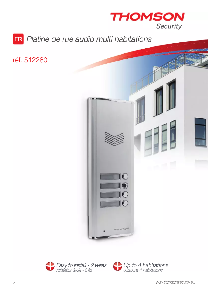 Page n°1 - Manuel utilisateur Thomson 512280