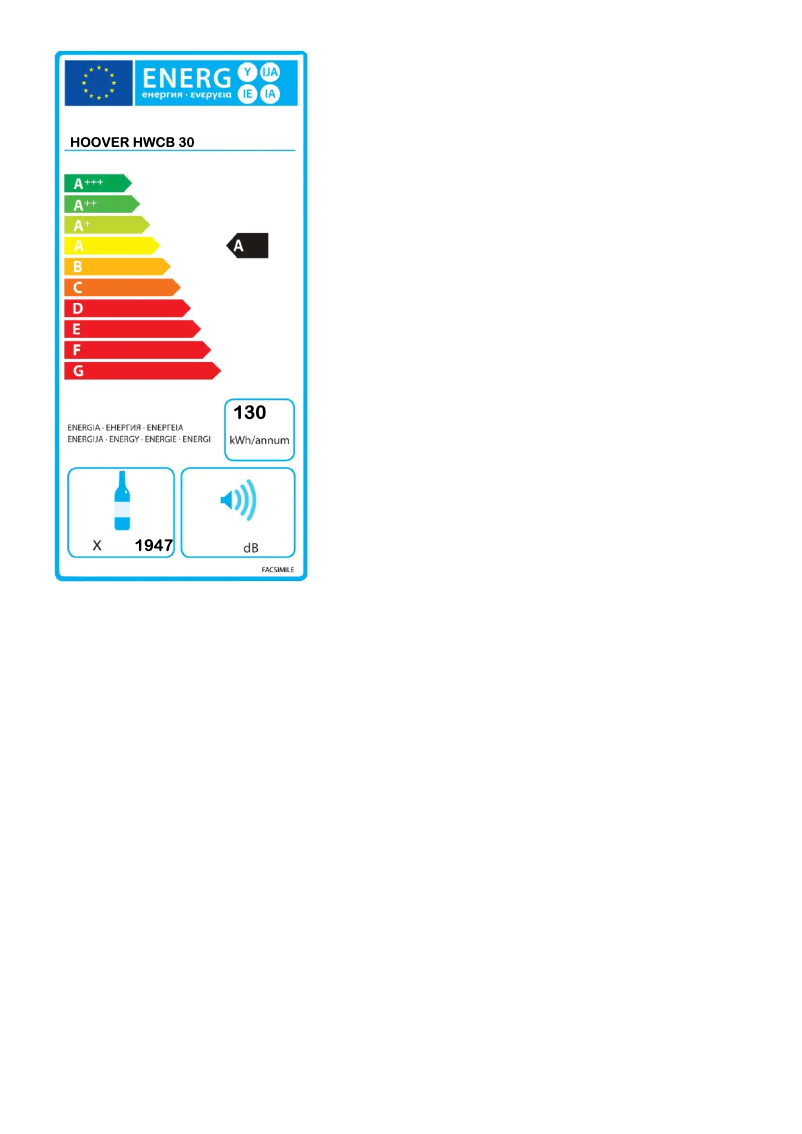 Image de la première page du manuel de l'appareil HWCB 30