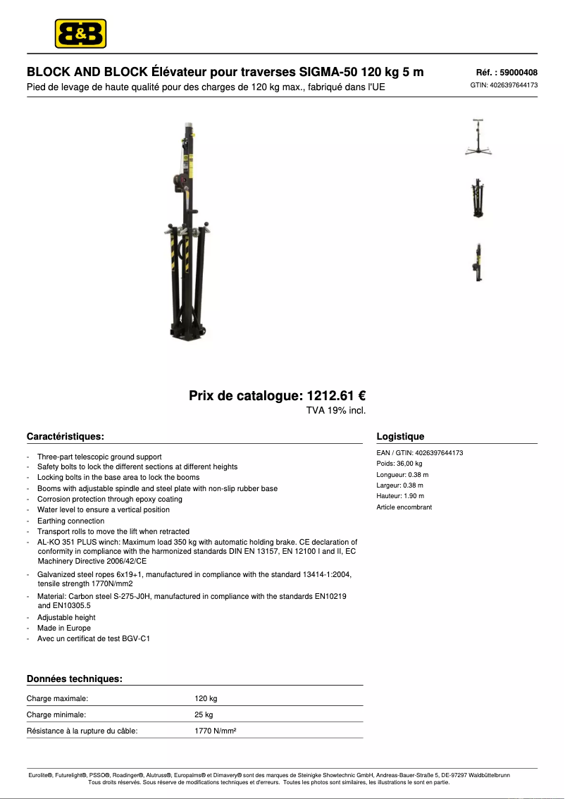 Image de la première page du manuel de l'appareil SIGMA-50