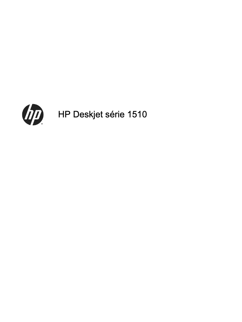 Page n°1 - Manuel utilisateur HP Deskjet 1510