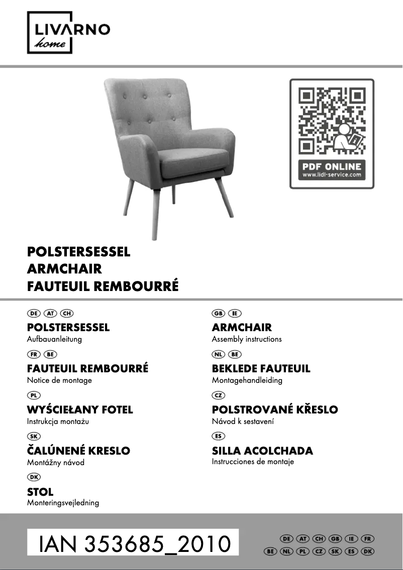 Image de la première page du manuel de l'appareil IAN 353685