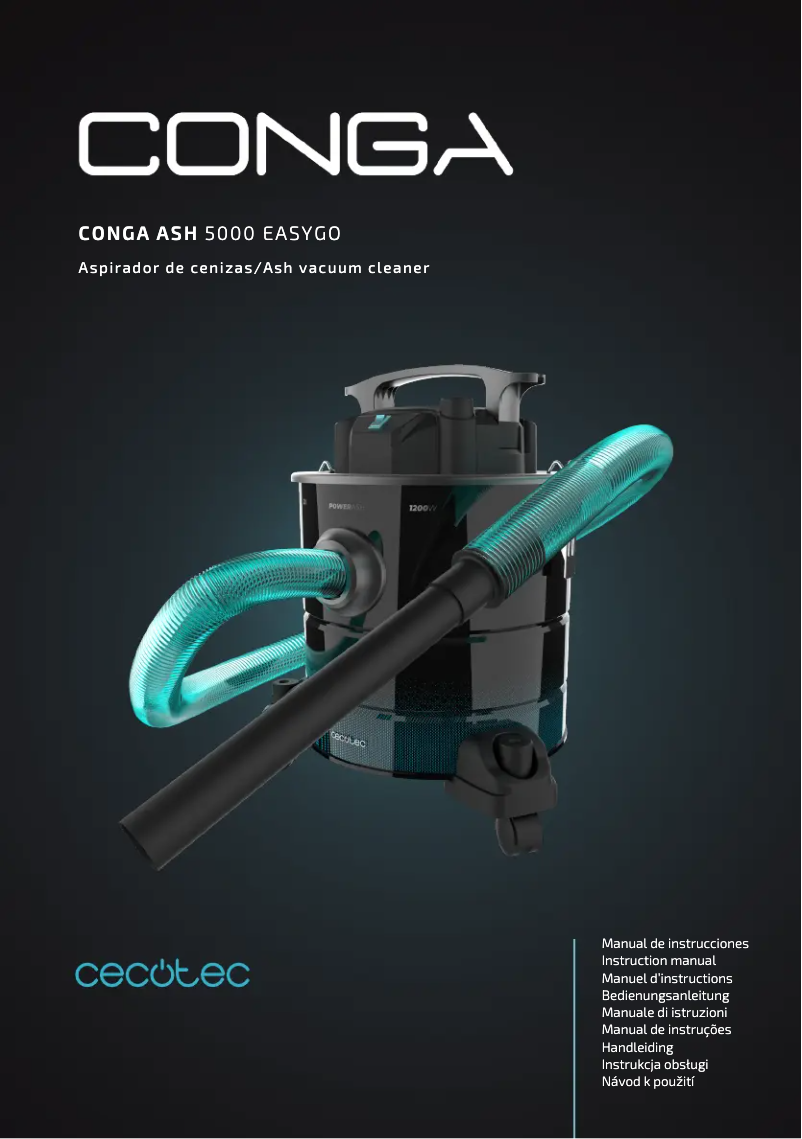 Imagen de la primera página del manual del dispositivo Conga Ash 5000 EasyGo
