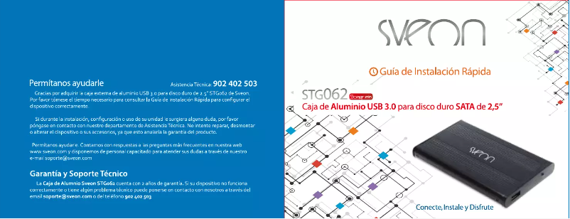 Page n°1 - Manuel utilisateur Sveon STG062