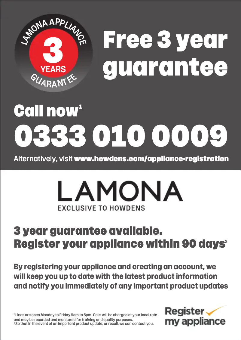 Page n°1 - Informations de garantie Lamona LAM2412