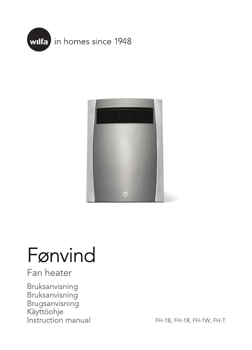 Image de la première page du manuel de l'appareil Fønvind FH-1W