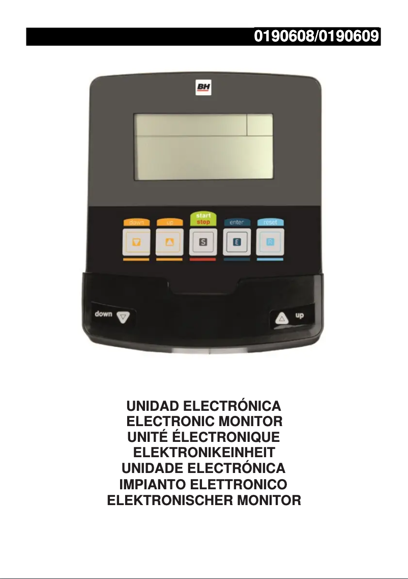 Page 1 de la notice Manuel utilisateur BH Fitness Artic Program H674B