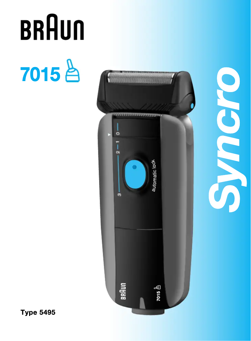 Image de la première page du manuel de l'appareil Syncro 7015