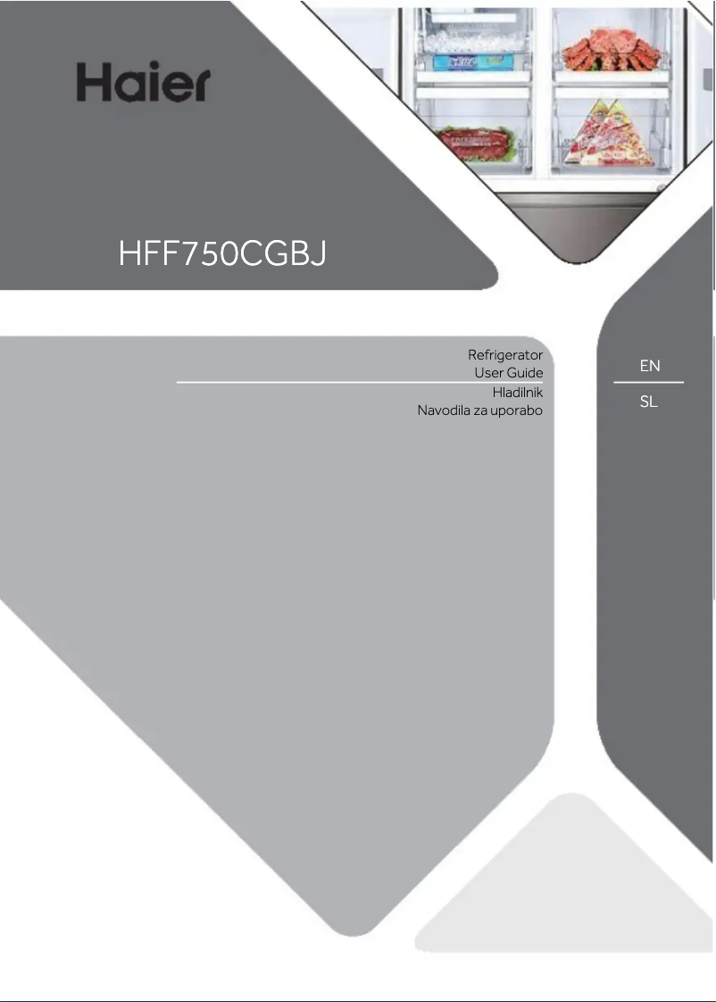 Image de la première page du manuel de l'appareil HFF-750CGBJ