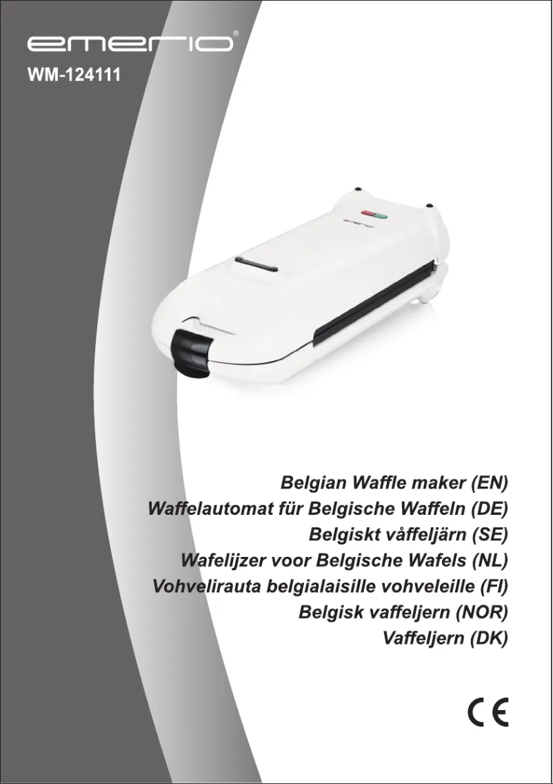 Page n°1 - Manuel utilisateur Emerio WM-124111
