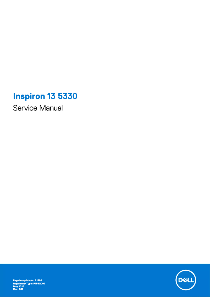 Page 1 de la notice Manuel utilisateur Dell Inspiron 13 5330