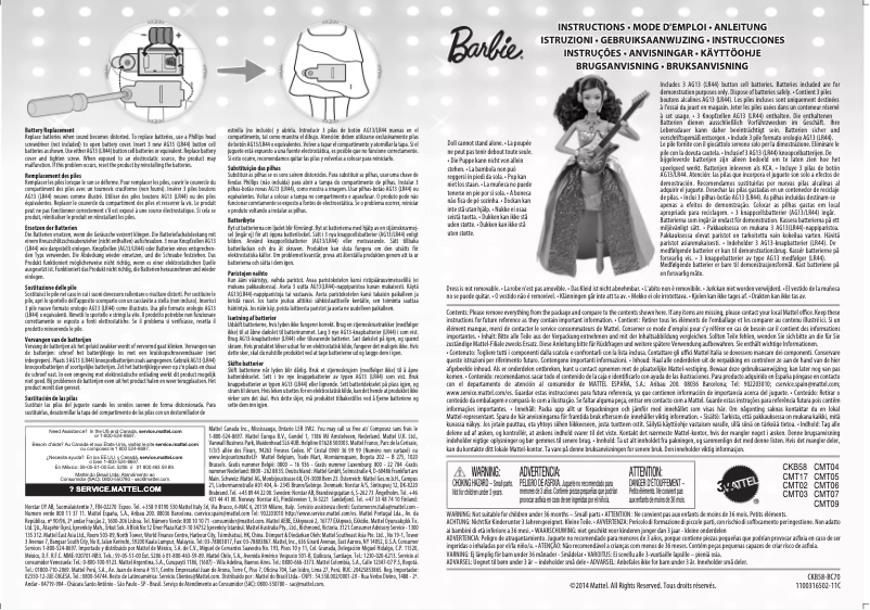 Image de la première page du manuel de l'appareil Rockstar Erika wirh Guitar