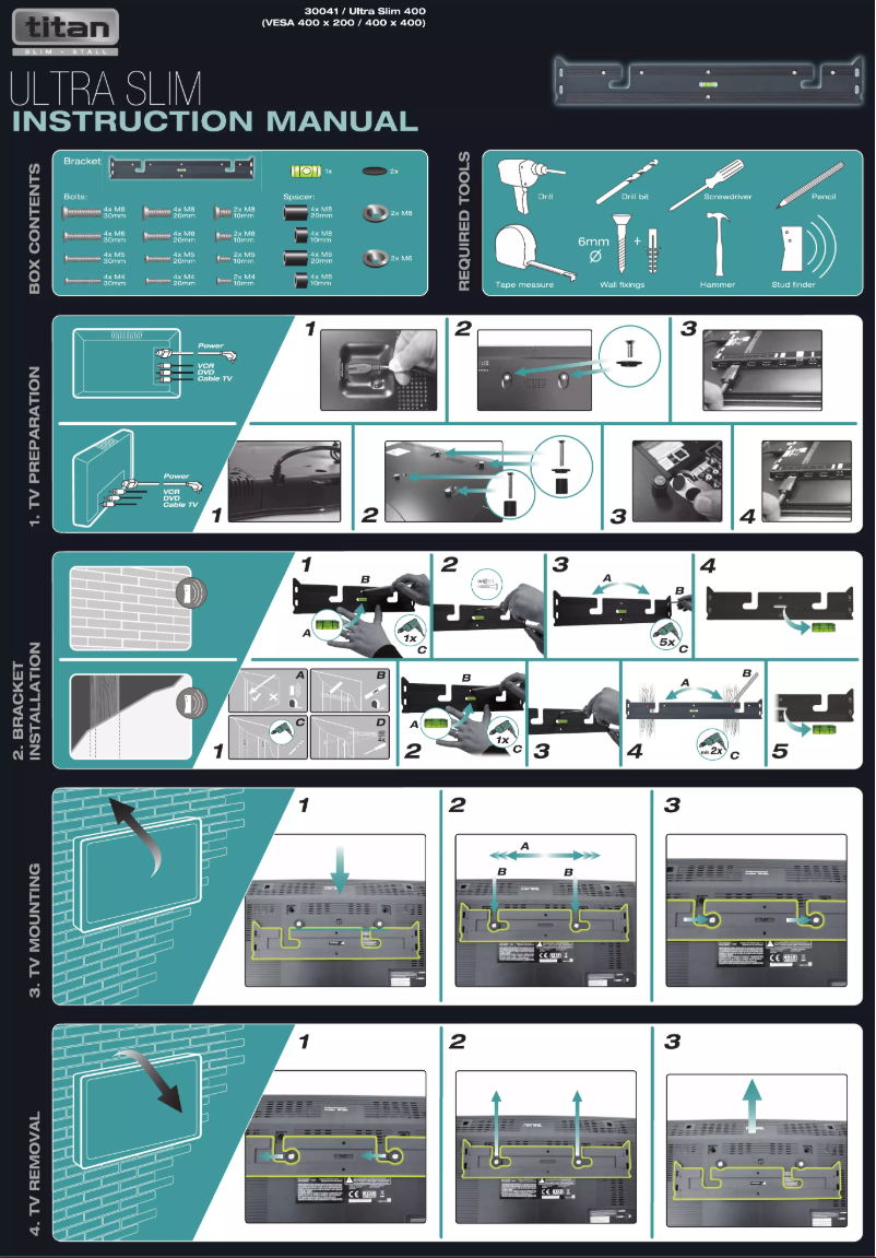 Page n°1 - Manuel utilisateur Titan 30041
