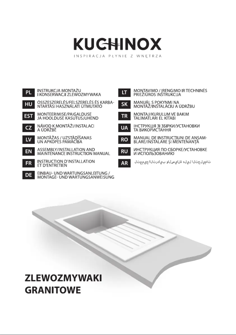 Page 1 de la notice Manuel utilisateur Kuchinox SBFA711Y