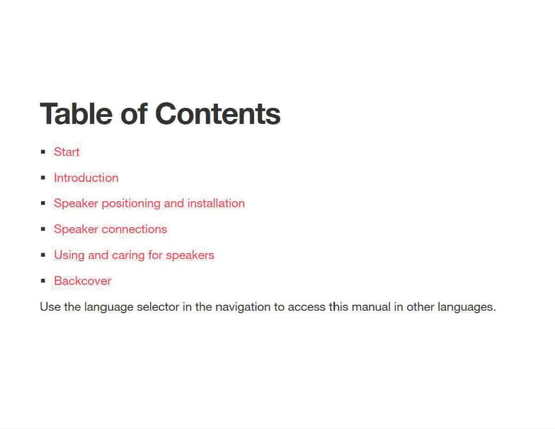 Page 1 de la notice Manuel utilisateur Dynaudio Emit M15C