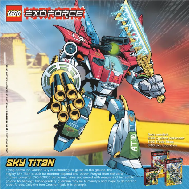 Page n°1 - Manuel utilisateur Lego Sky Guardian