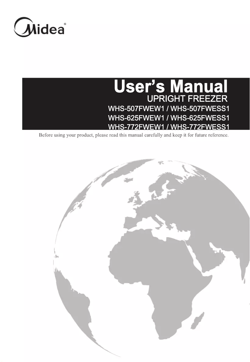 Page n°1 - Manuel utilisateur Midea WHS-625FWEW1